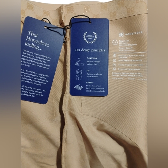 Honeylove Superpower Shorts In Sand Size Small - Picture 7 of 9